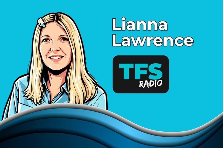 Lianna Lawrence on TFS radio.jpg