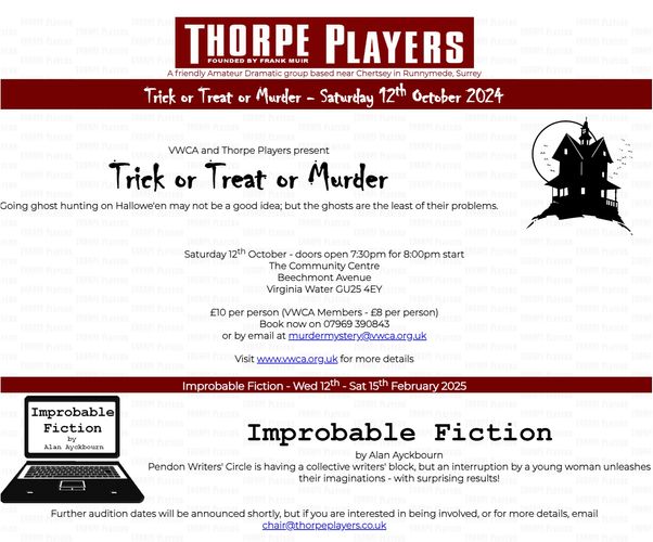 Thorpe Players - Thorpe Village Hall